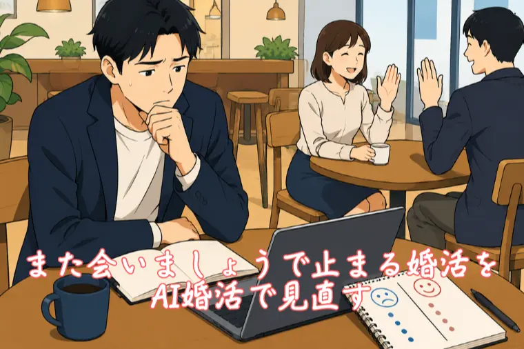 また会いましょうで止まる婚活をAI婚活で見直す