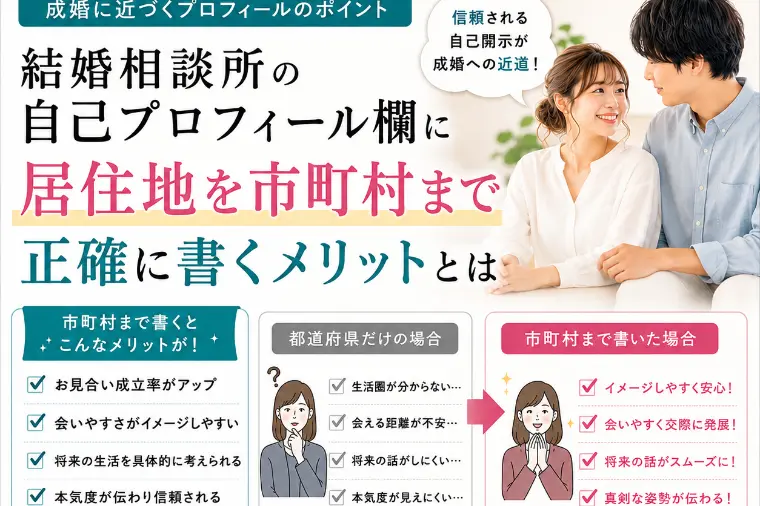 【身バレ気にしてる貴方】自己紹介文に住まいを書くメリット