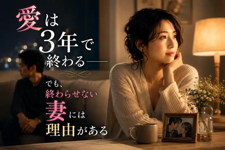 愛は3年で終わる——でも、終わらせない妻には理由がある