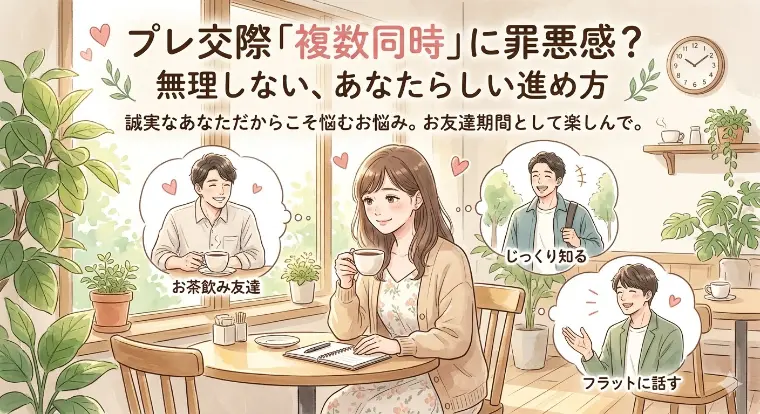 プレ交際の罪悪感」を軽くする！無理しない婚活のコツ