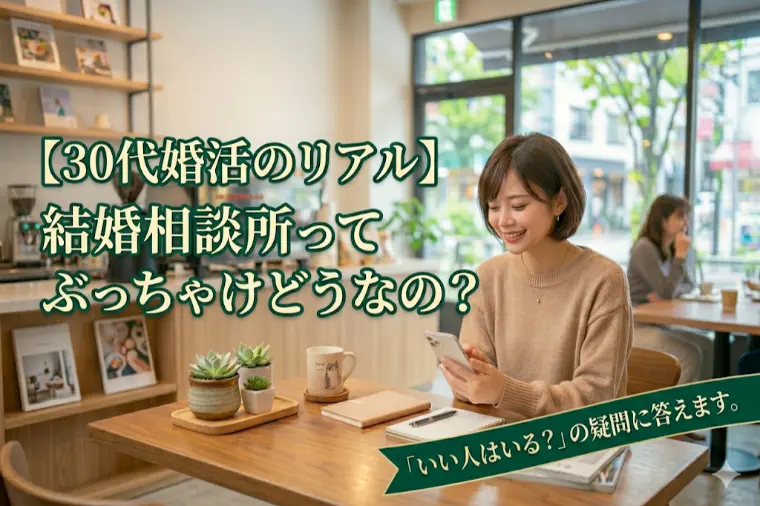30代婚活のリアル「結婚相談所ってぶちゃけどうなの？」