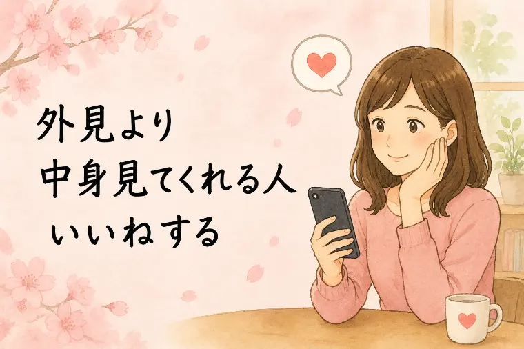 婚活川柳【第89回】外見より 中身見てくれる人いいねする