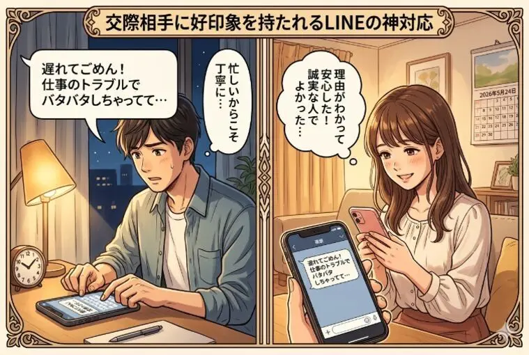 「この人、素敵だな」と思われるLINEの神対応