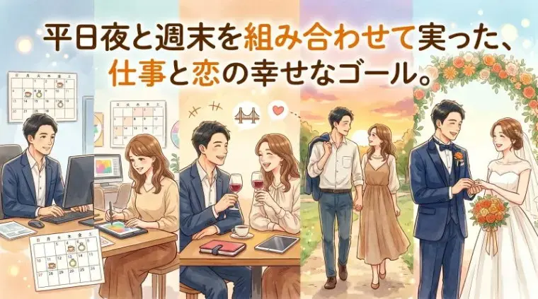 婚活デザインコンサルティング「平日夜のお見合いで「結婚後の日常」が見える理由💡」- 2