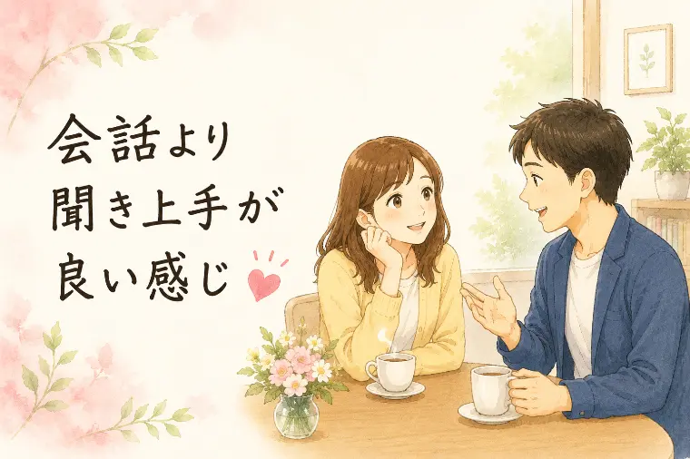 婚活川柳【第92回】会話より 聞き上手が 良い感じ