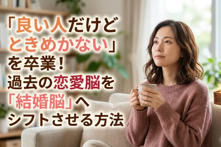 “良い人だけど好きになれない”を卒業する結婚脳の作り方