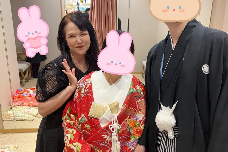 前回の衣装合わせに引き続き和装衣装同行しました