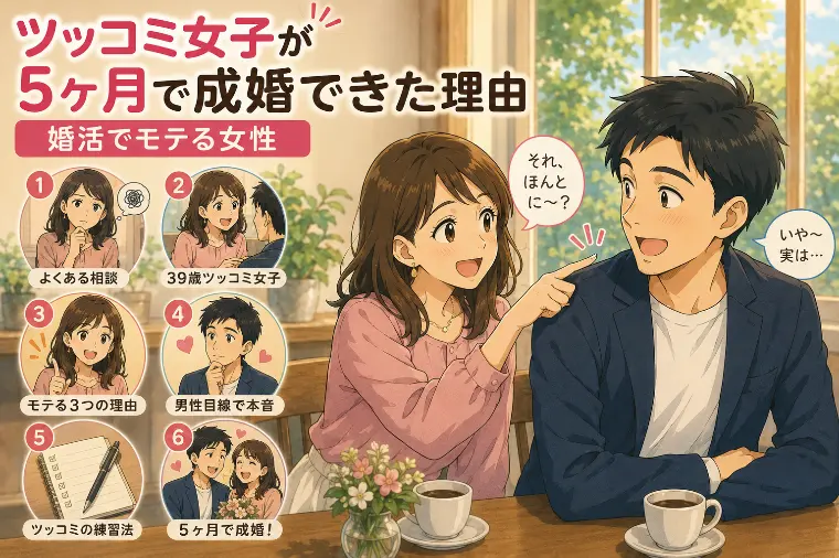 ツッコミ女子が5ヶ月で成婚できた理由｜婚活でモテる女性