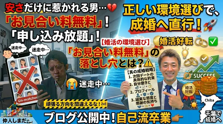 婚活の環境選び：「お見合い料無料」の落とし穴とは