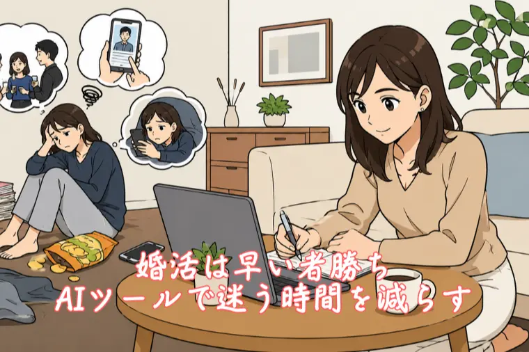 婚活は早い者勝ち、AIツールで迷う時間を減らす