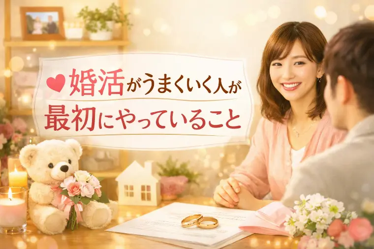 婚活がうまくいく人が最初にやっていること