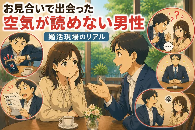 お見合いで出会った空気が読めない男性｜婚活現場のリアル
