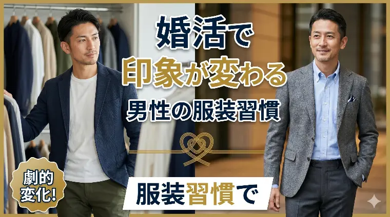 婚活で印象が変わる男性の服装習慣