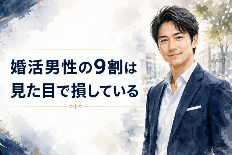 婚活男性の9割は見た目で損している