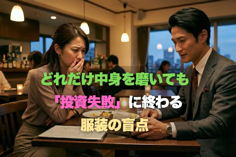 中身を磨いても一瞬で「脈ナシ＋投資失敗」に終わる服装盲点
