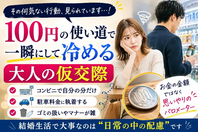 「１００円の使い道」で分かる、大人の仮交際
