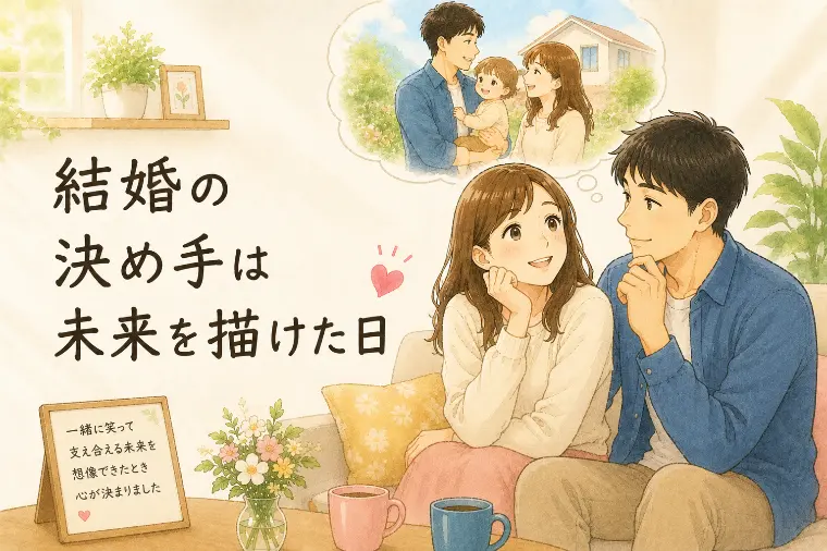 婚活川柳【第96回】結婚の 決め手は未来を 描けた日