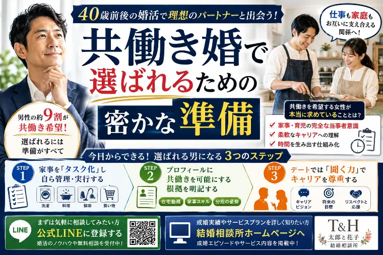 男性の9割が希望する共働き婚！選ばれる人が密かにやる準備