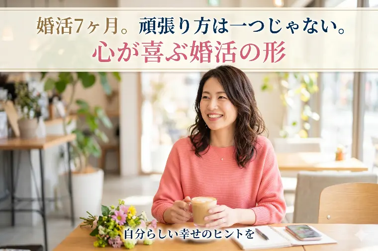 婚活7ヶ月。頑張り方は一つじゃない。心が喜ぶ婚活の形