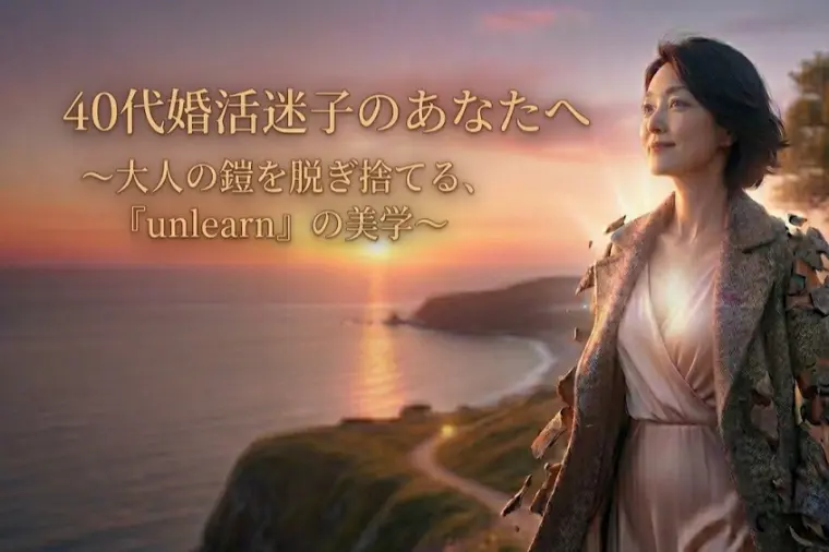 40代婚活迷子～大人の鎧を脱ぎ捨てるunlearnの美学