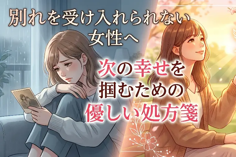 別れを受け入れられない女性へ　