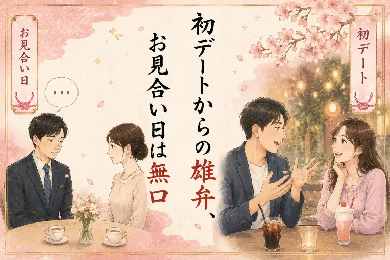 婚活川柳第100回　初デートからの雄弁 お見合い日は無口