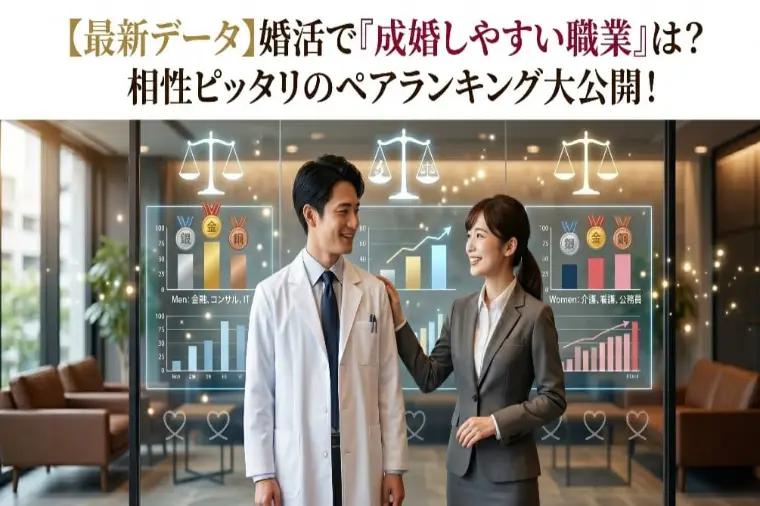 最新データで判明！成婚しやすい職業と相性抜群のペア