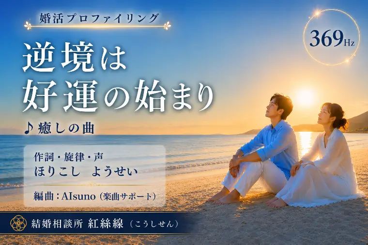 法話から生まれた一曲「逆境は好運の始まり」