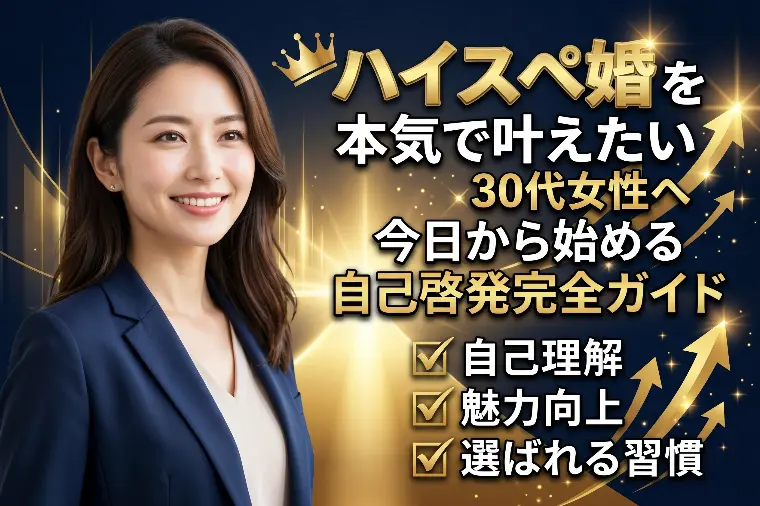 ハイスペ婚を叶えたい｜今日から始める自己啓発完全ガイド