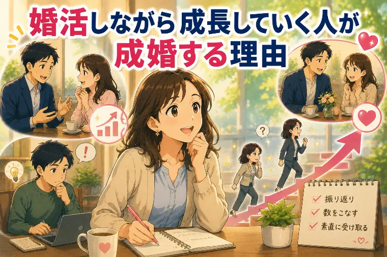 婚活しながら成長していく人が成婚する理由