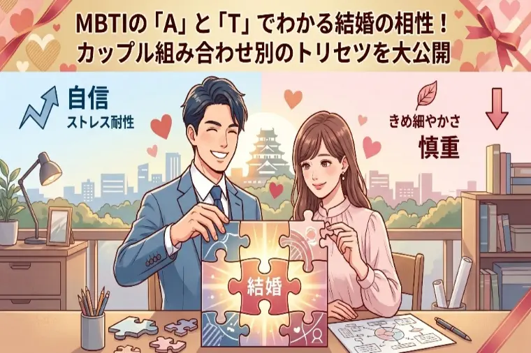 MBTI：AとTで分かる！結婚の相性とカップル別トリセツ