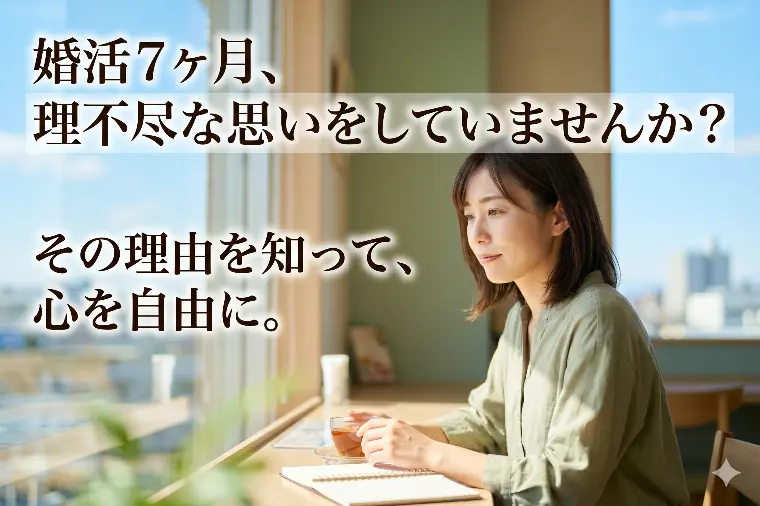 婚活7ヶ月。理不尽の正体を知れば、心はもっと自由になれる