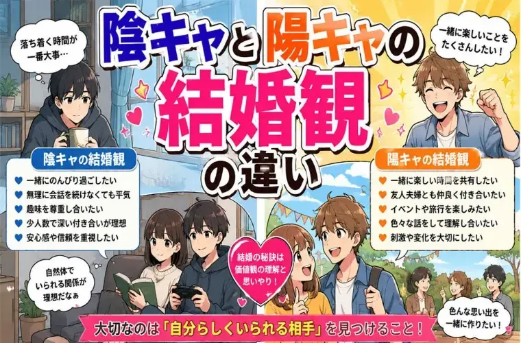 玖島川プランニング「陰キャと陽キャの「結婚観」の違いとは？」- 2
