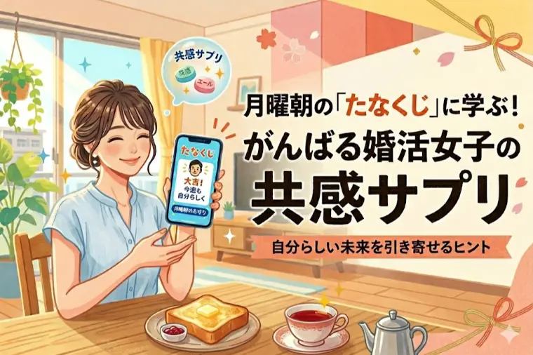 Pacific Bridal「月曜朝の「たなくじ」に学ぶ！がんばる婚活女子の共感サプリ」-1