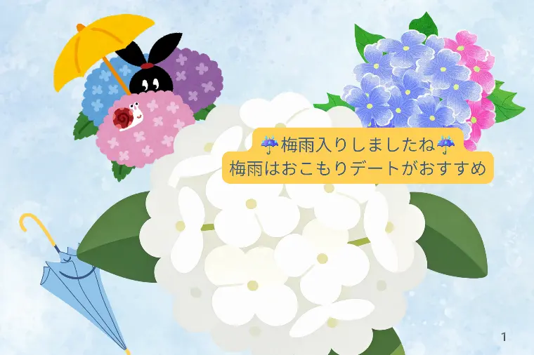 広島も梅雨入りしましたね・・梅雨の楽しみ見つけよ！
