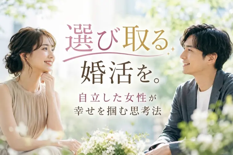  「選ばれる」ではなく「選び取る」婚活を。