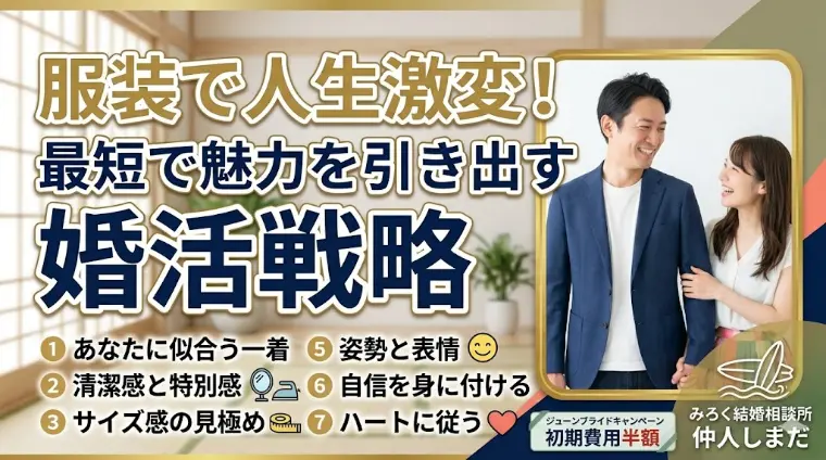 服装で人生激変！最短で魅力を引き出す婚活戦略