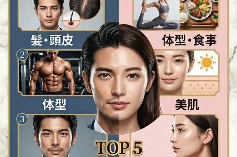 男女別コンプレックス　TOP5