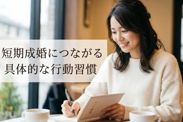 お見合いから真剣交際まで順調に進む人の「5つの習慣」
