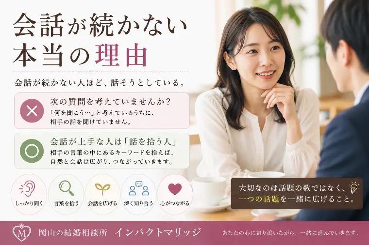 会話が続かない本当の理由