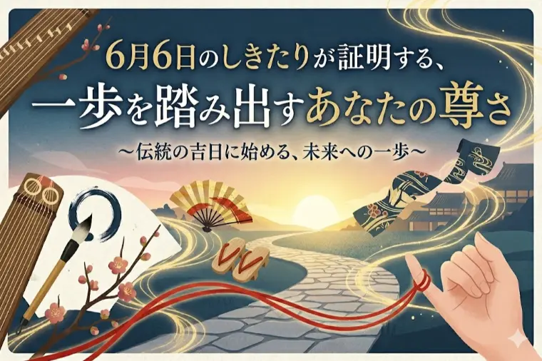 6月6日のしきたりが証明する、一歩を踏み出すあなたの尊さ