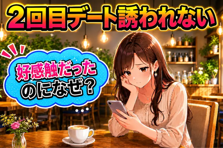 初回デートは好感触なのに二回目に誘われない理由