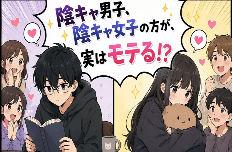 陰キャ男子、陰キャ女子の方が、実はモテる！？