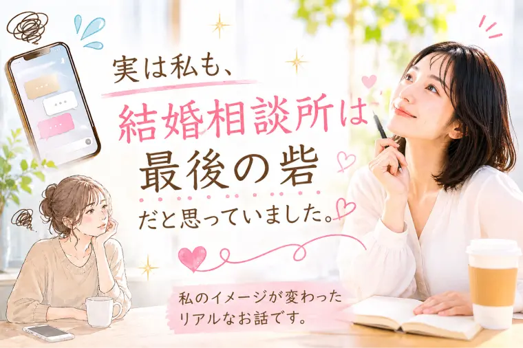 実は私も、結婚相談所は最後の砦だと思っていました。