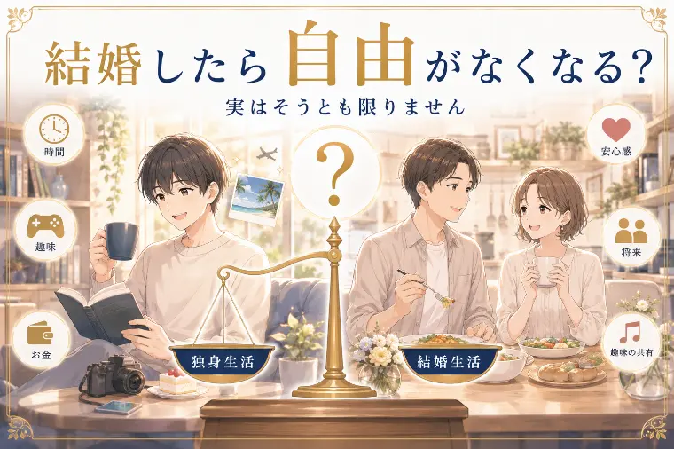 結婚したら自由がなくなる？