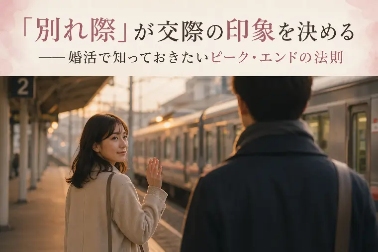 「別れ際」が交際の印象を決める