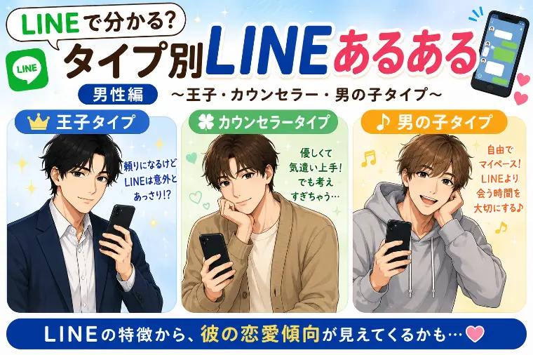 LINEで分かる？「タイプ別LINEあるある」～男性編～
