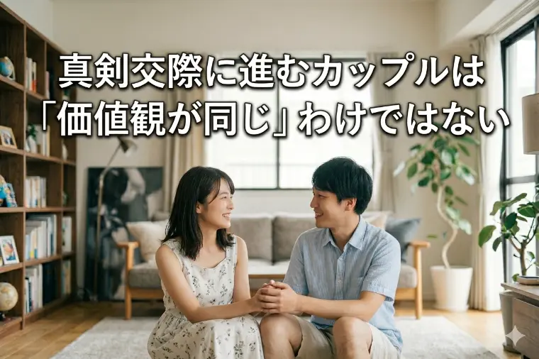 真剣交際に進むカップルが行っている「価値観のすり合わせ」