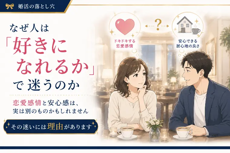 なぜ人は「好きになれるか」で迷うのか