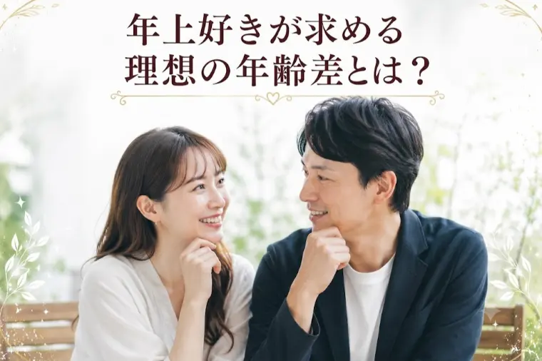 年上好きが求める理想の年齢差とは？